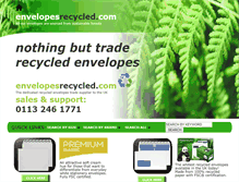 Tablet Screenshot of envelopesrecycled.com